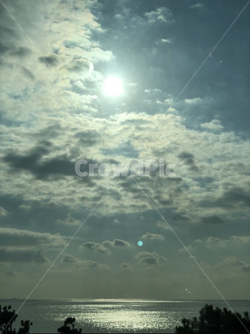 바다,하늘,해,낮,오션,sea,sun,sunrise,구름,자연,풍경,nature,landscape,light,빛,flare,플레어,sunlight,햇빛