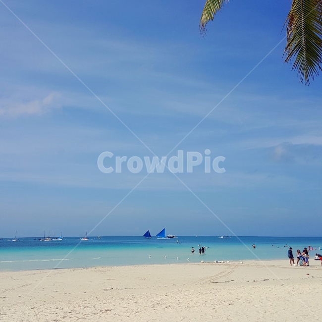 해변,beach,화이트비치,whitebeach,보라카이,boracay,emerald,에메랄드,모래사장,sandybeach,여유,낭만,leisure,하늘,sky,돛단배,ship,tropical