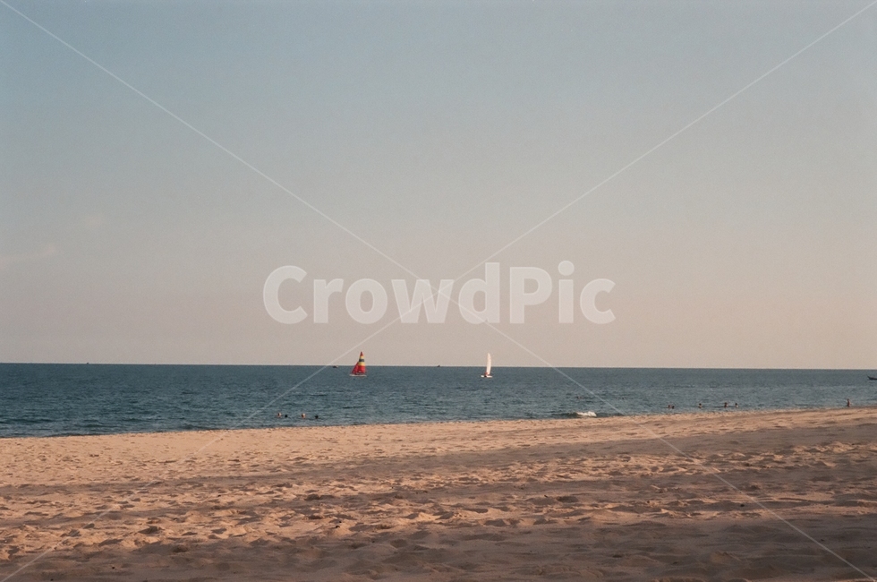선박,watercraft,바다,see,모래사장,여름,오후