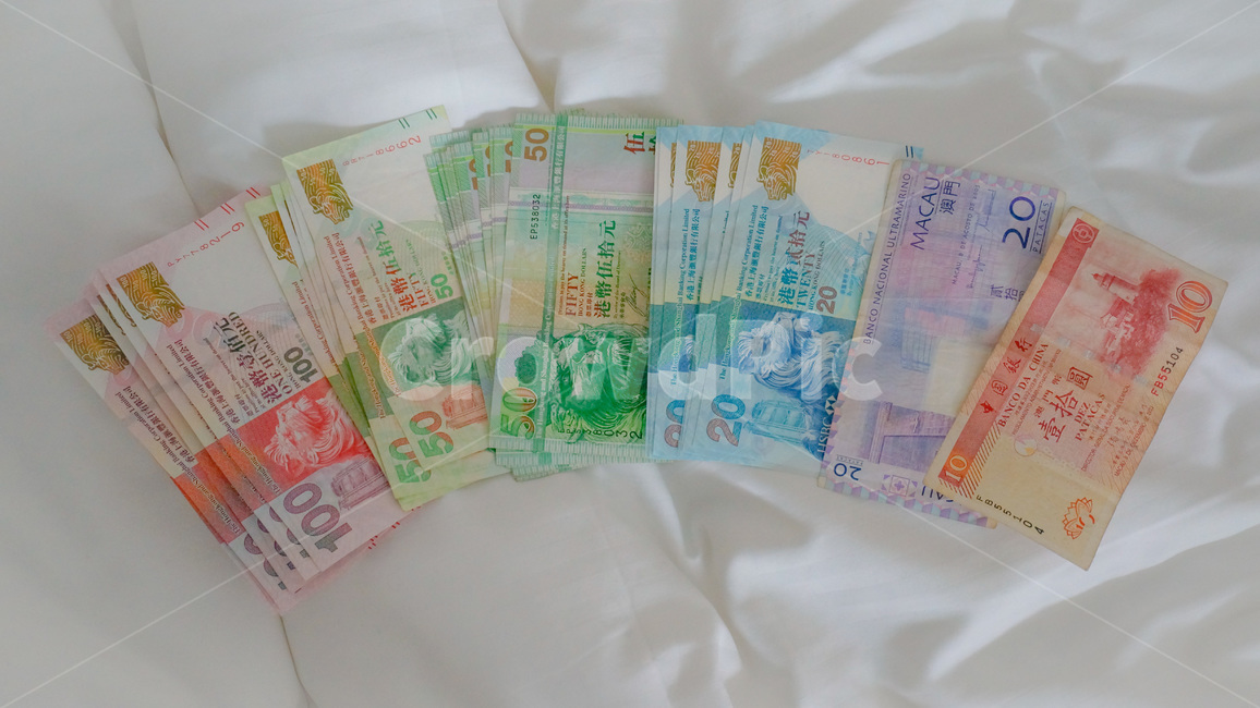 돈,지폐,홍콩달러,마카오달러,홍콩돈,마카오돈,침대,색감,money,bill,hongkongdollar,macaudollar,color,금융,돈,finance,banking,money