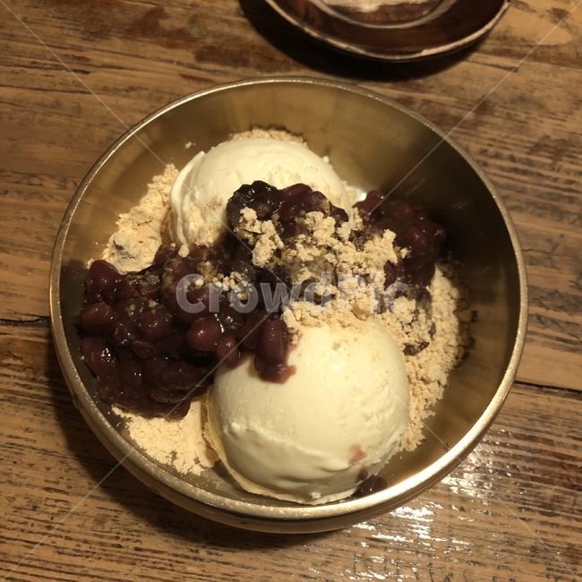 팥빙수,팥,콩가루,디저트,인사동