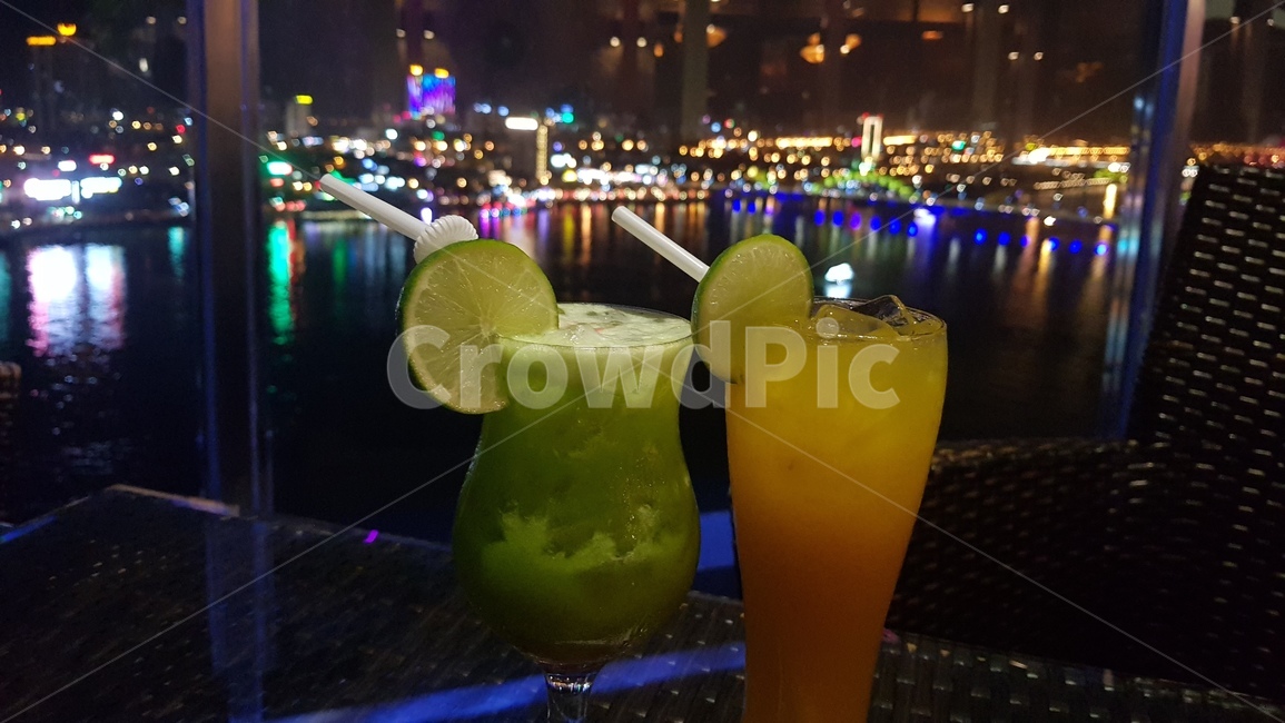 칵테일,야경,루프탑,모히또,다낭야경,베트남야경,다낭,루프탑바,음료