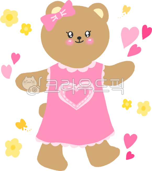 Teddy bear,teddy bear,bear character,teddy bear,cute bear,bear illustration,girl bear,animal drawing,animal illustration,animal character,baby bear,princess bear,girl illustration,cute character,hand-drawn character,teddy bear drawing,atta