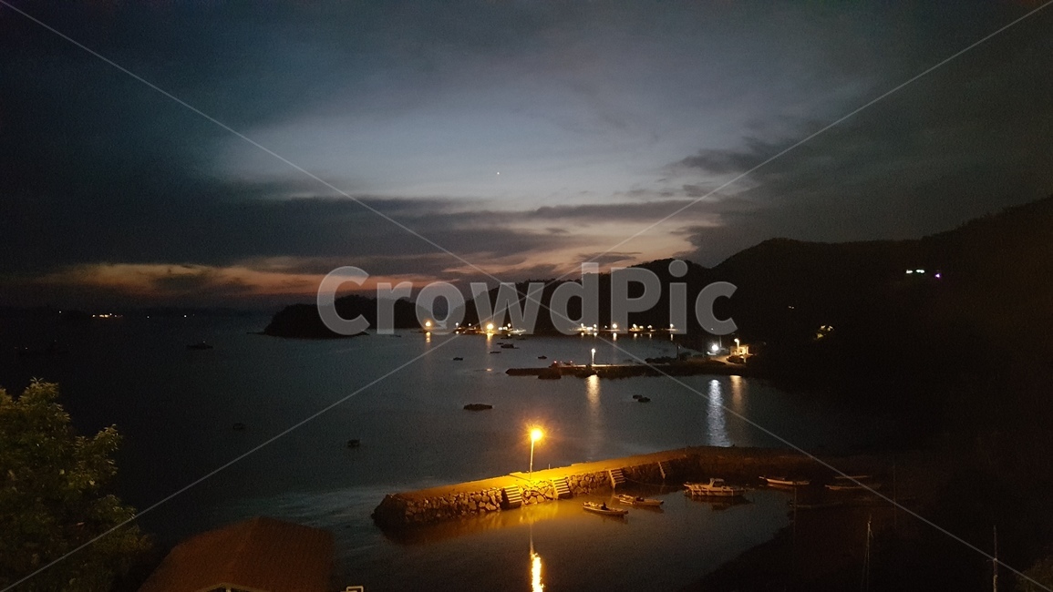 밤바다,부산,바다,노을,자연,자연,풍경,nature,landscape,야경,밤,nightscape,night,outdoors,옥외
