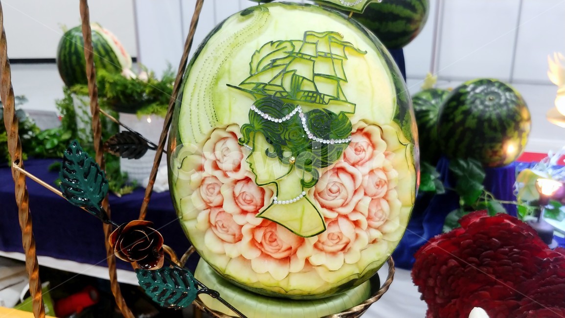 수박,수박카빙,카빙,동물카빙,조각