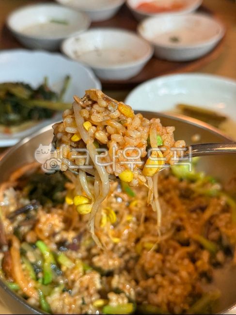 Barley rice,bibimbap,Korean food,Korea,food,korean,food,rice,rice,traditional,Jeonju bibimbap,vegetables,meal,traditional,culture,ingredients,Korean cuisine,korean meal