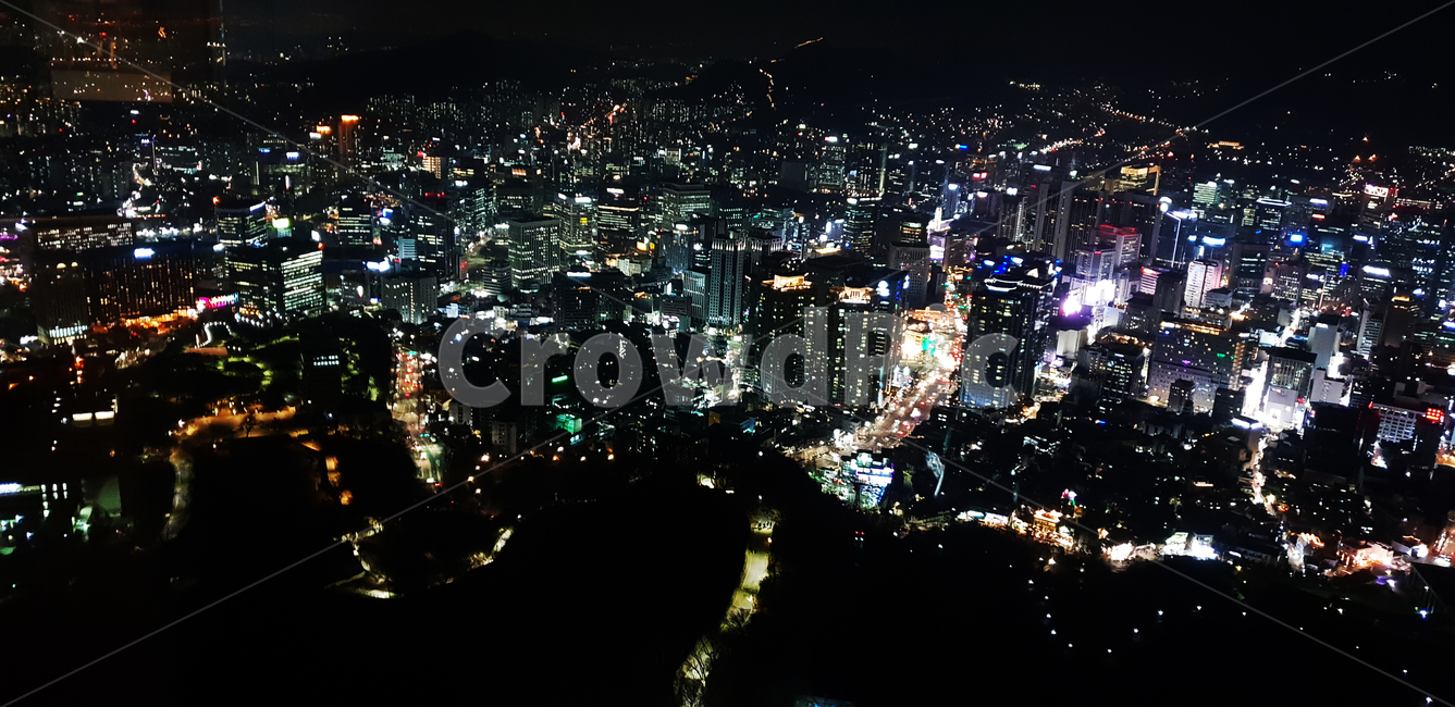 야경,서울,남산,밤,불빛