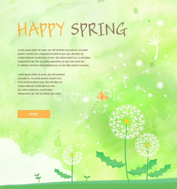 민들레,나비,봄,감성,이벤트,팝업,봄,계절,spring,season,축제,행사,festival,carnival,event,그래픽,일러스트레이션,graphic,illustration