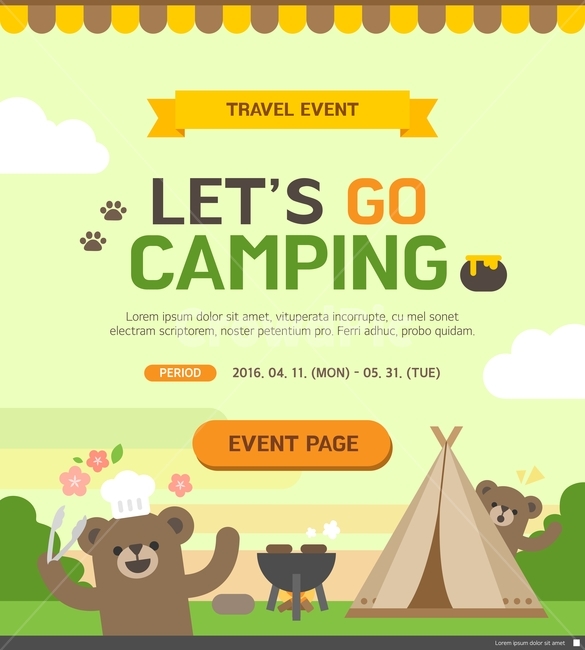 곰,바베큐,캠핑,텐트,여행,이벤트,팝업,플랫디자인,일러스트,여행,휴가,traveling,vacation,trip,축제,행사,festival,carnival,event,그래픽,일러스트레이션,graphic,illustration