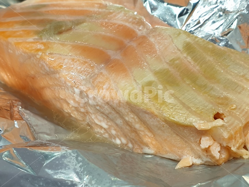 연어,salmon,연어구이,연어스테이크,은박지,식자재,식재료,food,음식,seafood,물고기,생선,사물,오브젝트,object,반찬,수산물,해산물,음식,식재료,요리,food,cook,meal,dishes,food reserves
