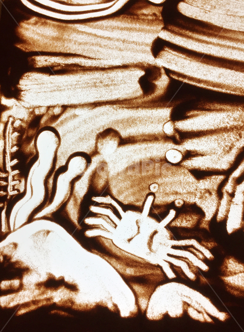 샌드아트,sandart,모래아트,모래그림,그림,게,꽃게,산호초,미역,바닷속,바다속그림,어린이,놀이,모래놀이,라이트박스,샌드아트체험,lightbox,sand