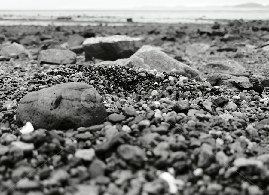 ground,바닥,rubble,파편,자갈,돌,서해,흑백,자연,풍경