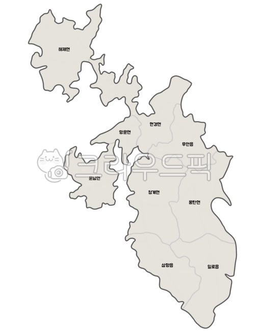 무안군,무안,전남무안군,전라남도,지도