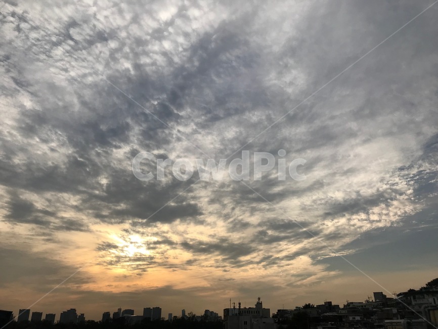 하늘,구름,해,태양,석양,구름속,자연,풍경,nature,landscape,outdoors,옥외,sky