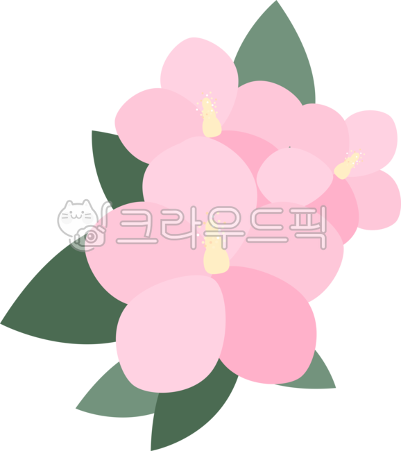 무궁화,한국적인,일러스트,꽃,디자인