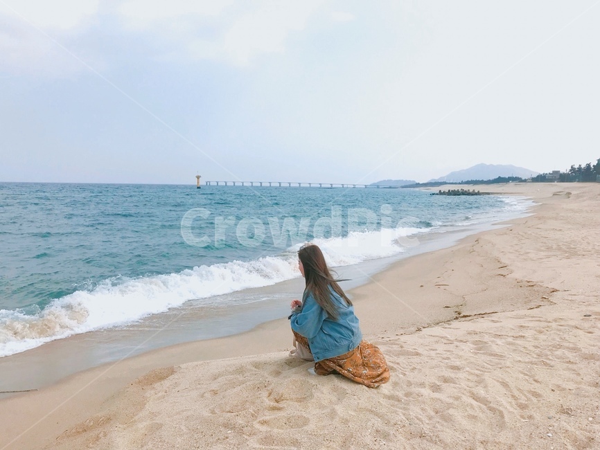 바다,풍경,바다바람,옆모습,파도