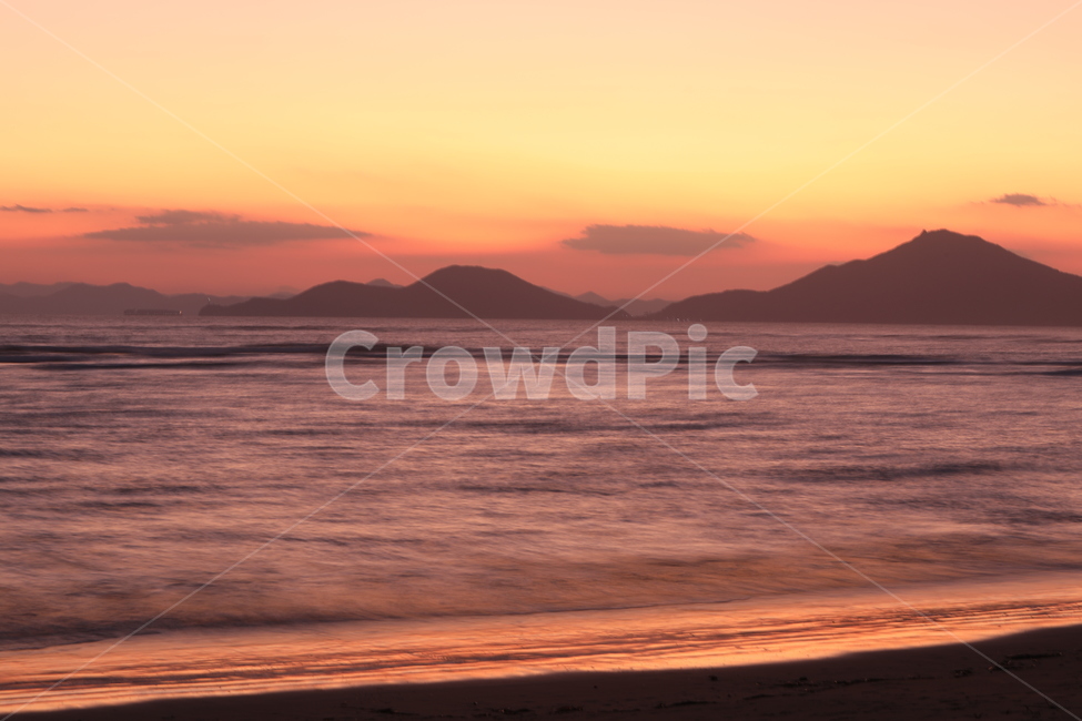 nature,자연,sea,바다,ocean,대양,water,해안선,sky,하늘,황혼,redsky,붉은하늘,일몰