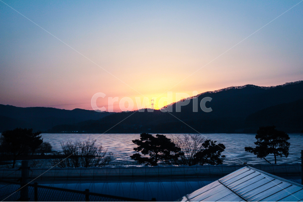 풍경,강원도,일출,겨울,경치,자연,풍경,nature,landscape,한국자연풍경,한국자연경관,korea nature landscape,색깔,색상,색채,색감,color sense,color sensitivity,feeling of color,outdoors,옥외