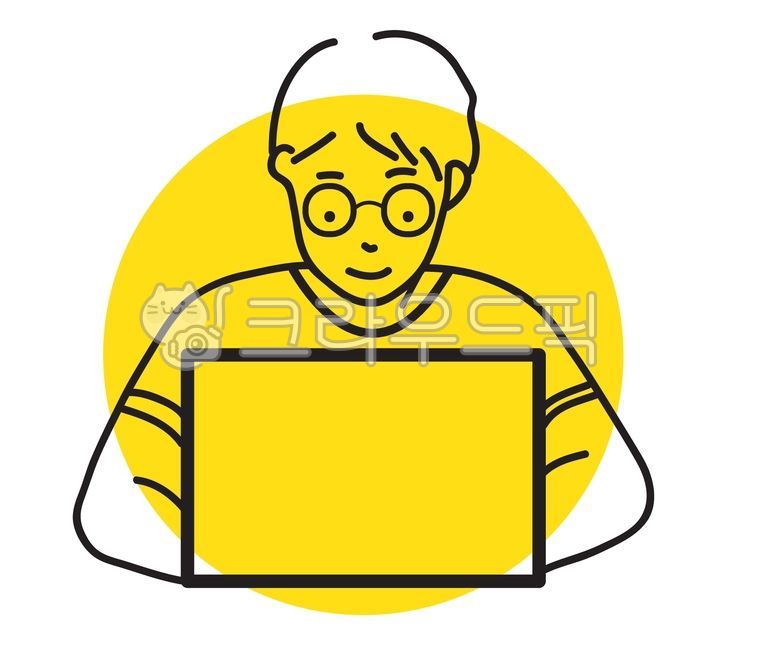 glasses,immersion,work,ai file,illustration,Marketing Source,Card news source,laptop,freelancer,design source