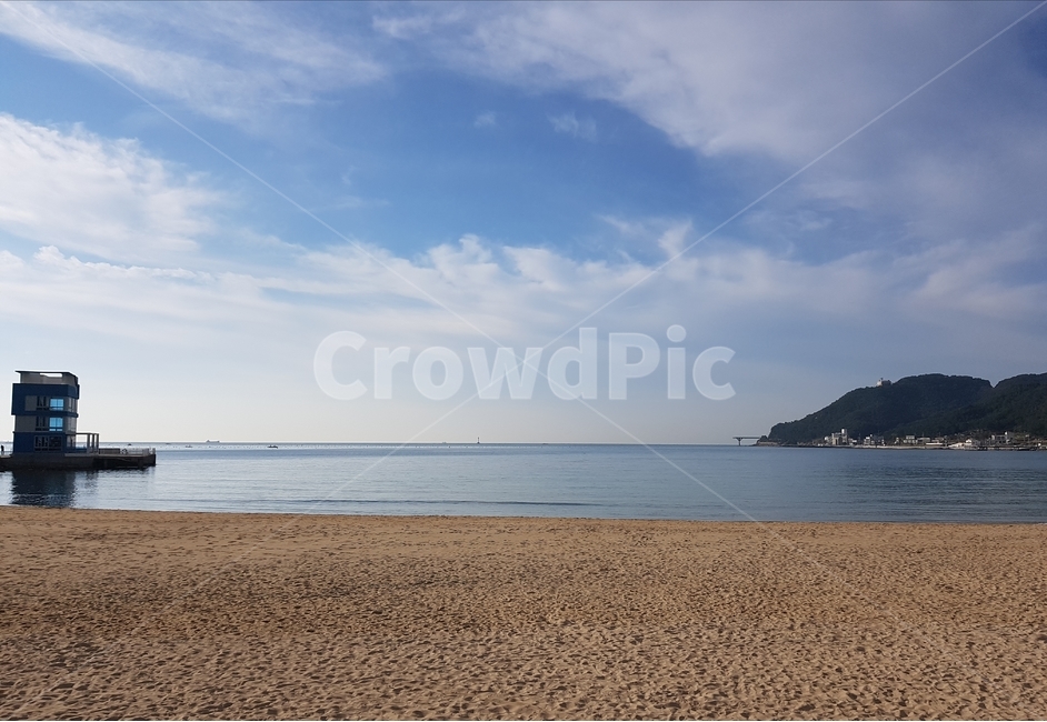 바다,하늘,조용한바다,모래,해수욕장,아침바다,해변,바다,beach,sea