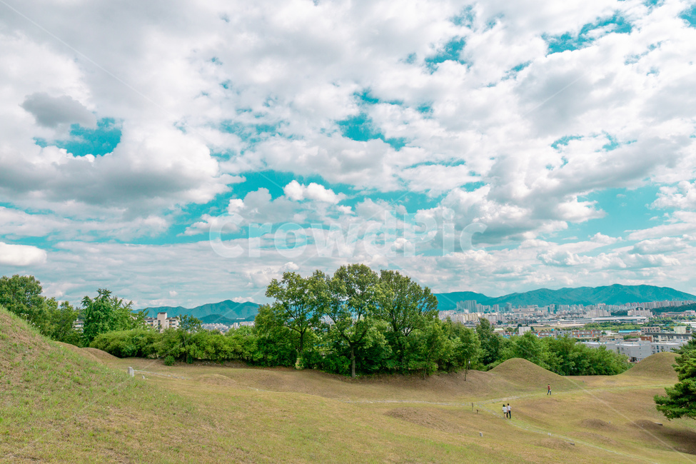 sky,구름,하늘,적운,cumulus,weather,옥외,자연,들,고분군,불로동,대구,날씨,자연,풍경,nature,landscape,outdoors,cloud,field