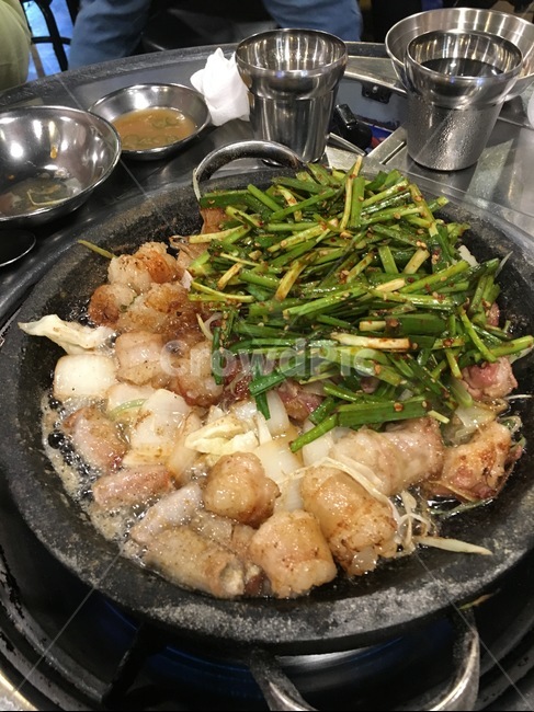 음식,술안주,막창,곱창,떡,전구지