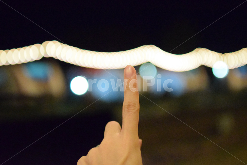 야경,풍경,하나,1,선택,손가락,보캐,보케,빛번짐,손,제스처,표시,손짓,표현,gesture,hand,sign,expression