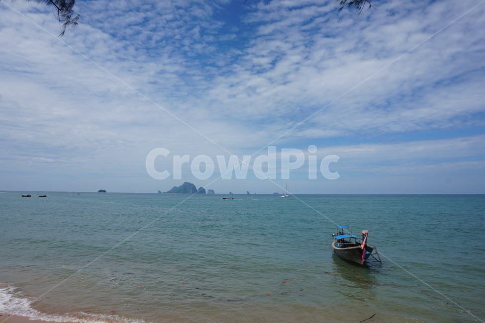 바다,해변,여름,태국,파라다이스,자연,풍경,nature,landscape,교통,교통수단,traffic,transportation,outdoors,옥외,land,땅,ocean,대양,water,물,sea,shoreline,해안선,vehicle,차량,boat,보트