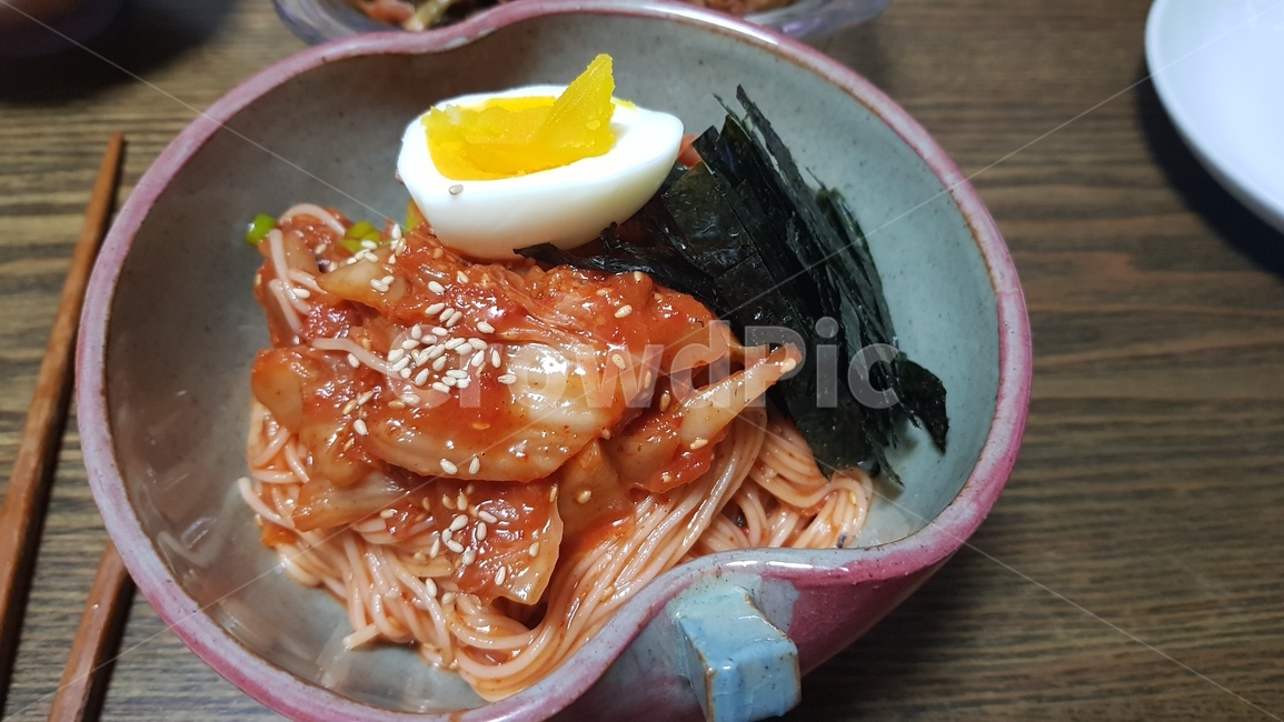 비빔국수,김치국수,비빔면,국수,한국음식,koreanfood,noodle