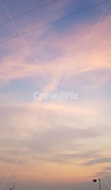 nature,하늘,노을,구름,sky,핑크