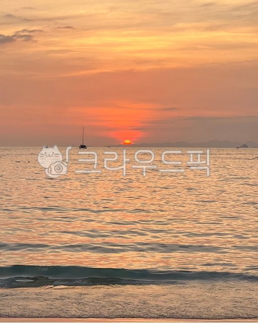 일몰,바다일몰,일출,바다일출,태국,끄라비,해변,수평선,지평선,해돋이,sunset,sunrise,sky,하늘,자연