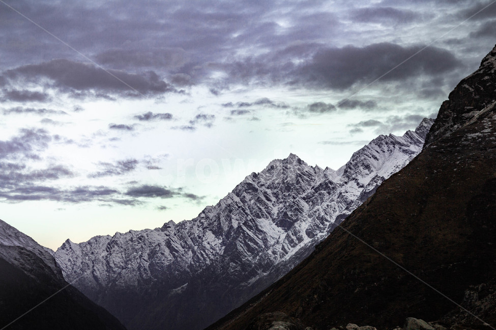 snow mountain,mountain,Himalayas,himalayan mountains,Nepal,Fog