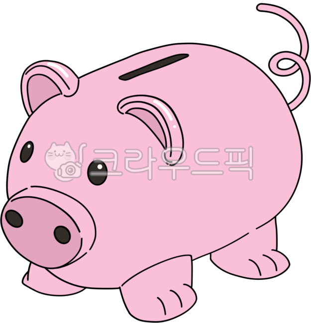 Savings,piggy bank,savings bank,savings,interest,pig,bank,money,coin,100 won,500 won,10,000 won,1,000 won,habit,illustration,picture