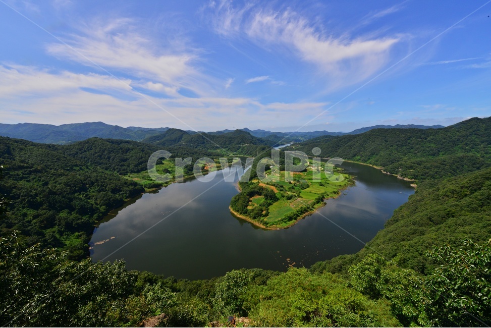 nature,자연,scenery,풍경,outdoors,옥외,landscape,경치,water,물,river,강,임실,국사봉,물돌이,태극물돌이,임실물돌이,임실태극물돌이,하늘,구름,여름,계절