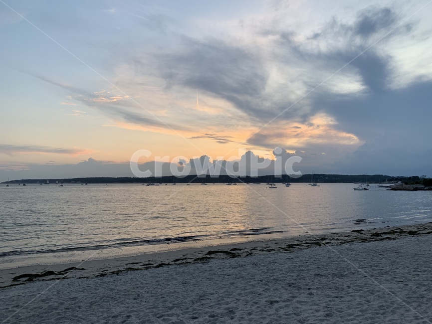 바다,해변,해질녘,노을,sky,ocean,하늘