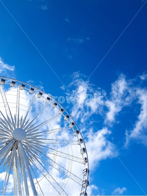 풍경,열람차,하늘,파랑,자유,놀이공원,놀이동산,놀이터,amusement park,playground