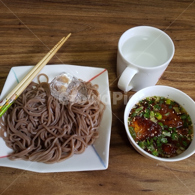 메밀,여름,요리,국수,맛있는,간장