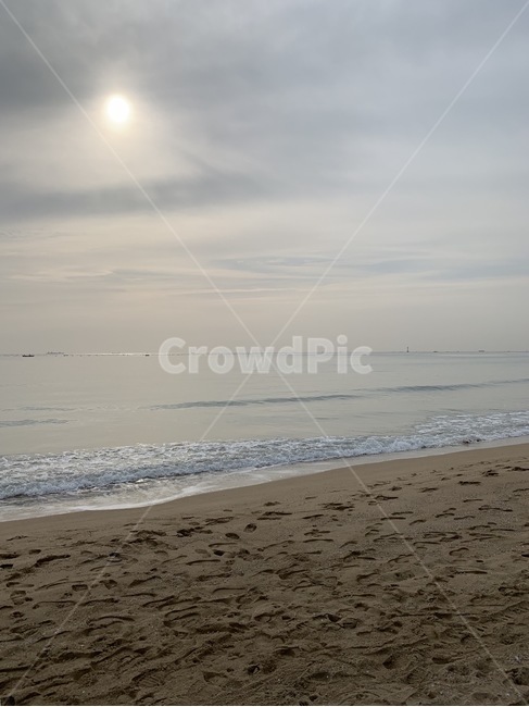 바다,파도,송정해수욕장,해변,발자국,해,sunshine,beach,ocean,sand,모래,물결,구름,흐린하늘,하늘,흐림,송정,해수욕장,부산,풍경,겨울바다,먹구름,해변,바다,beach,sea