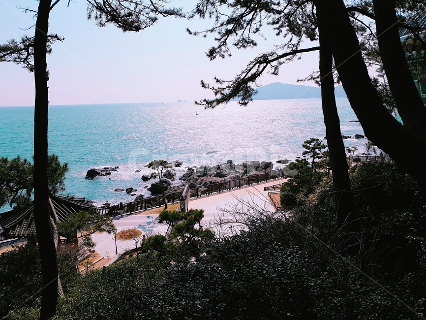 해운대,해운대전망대,하늘,애매랄드빛바다,바다,sea,sky,동백섬,haeundae,해운대경치,해운대풍경,수평선,누리마루