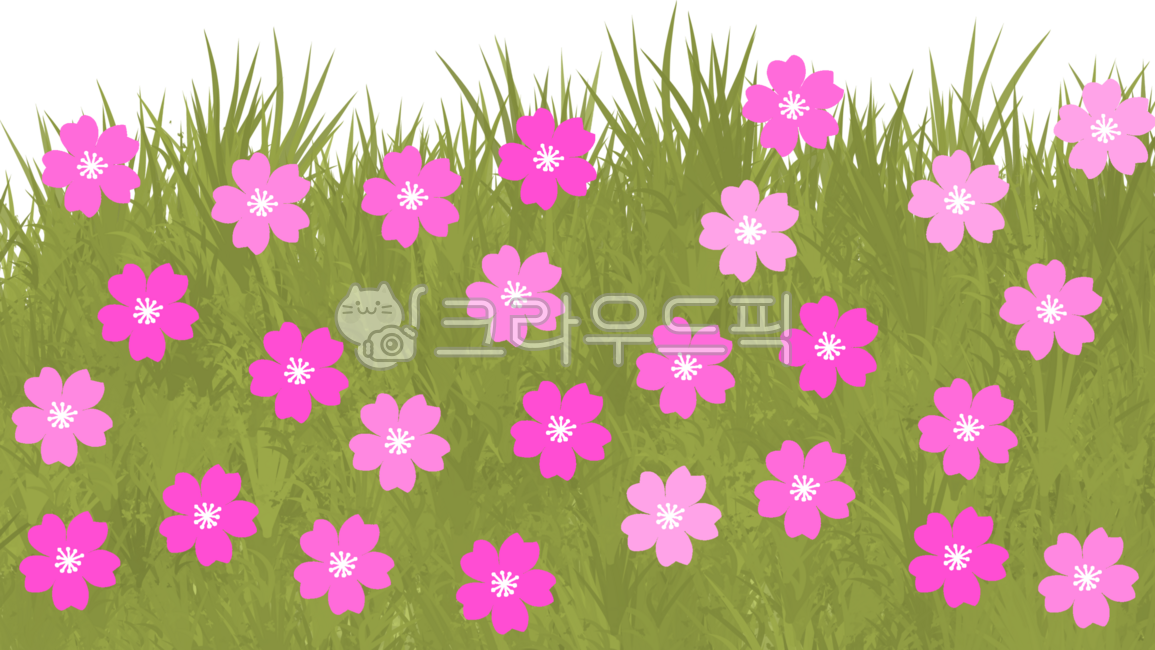 철쭉,봄꽃,일러스트,플라워아트,봄일러스트,꽃그림,식물일러스트,핑크꽃,자연아트,감성일러스트,디자인,디자인요소,철쭉일러스트