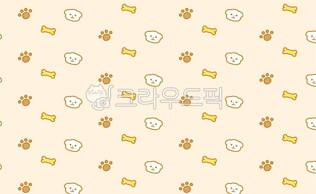 배경,패턴,캐릭터,동물,귀여운,강아지,뼈다귀,개,반려동물,puppy,백그라운드,드로잉,일러스트,illustration,연속패턴,pattern,dog