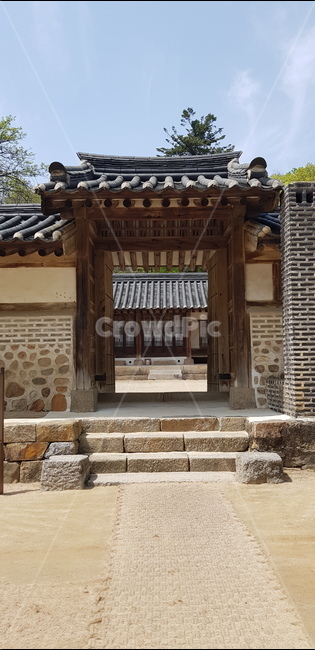 기와집,기와지붕,기와,문,사각형,네모,전통,한국적인,옛날