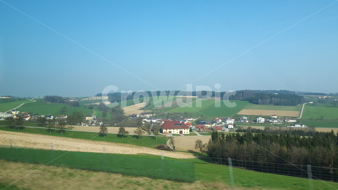 목가적,시골,언덕,지평선,평야,시골,마을,풍경,landscape,country,rural,town
