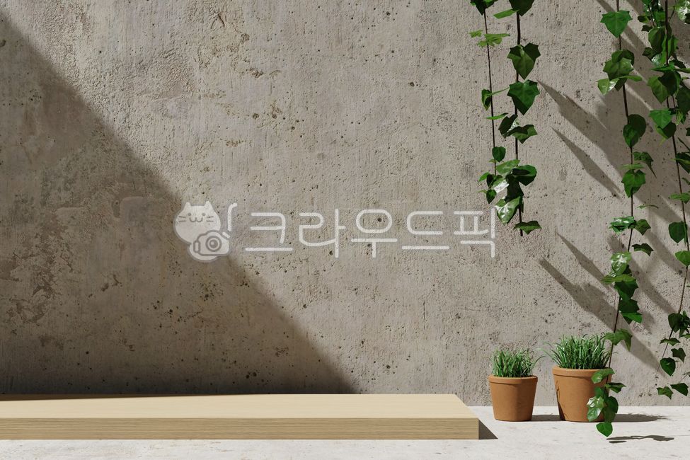 포디움,콘크리트,그림자,나뭇잎,배경,전시,무대,제품,우드,화분,목재