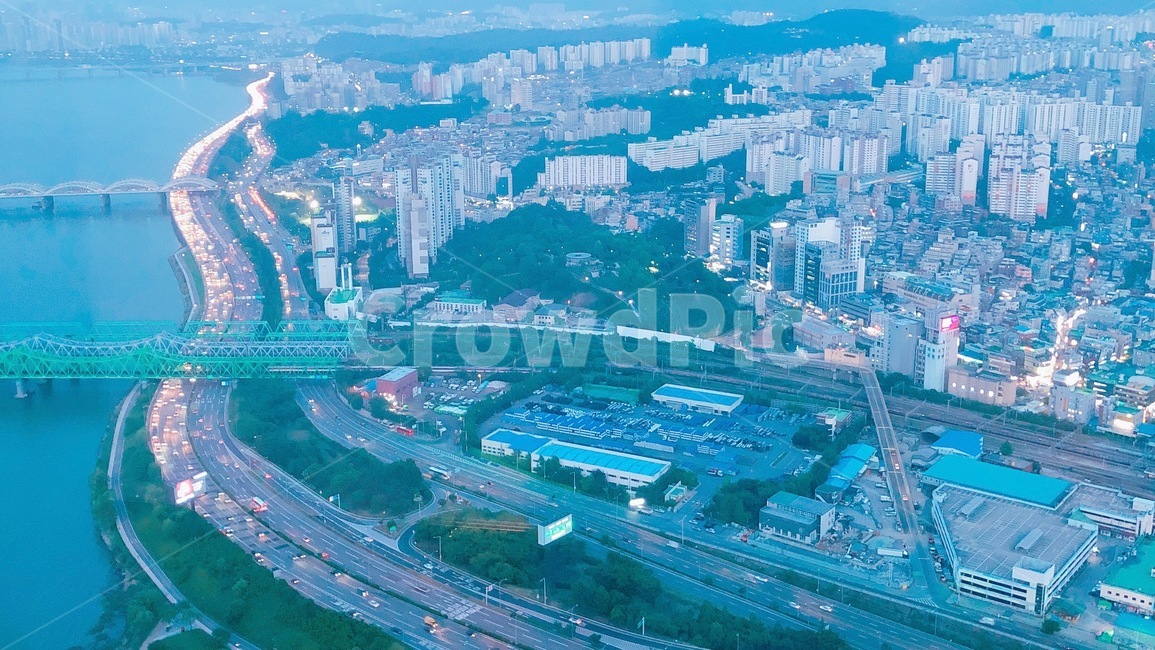 서울,고층빌딩,석양,오후,노을,한강,도시
