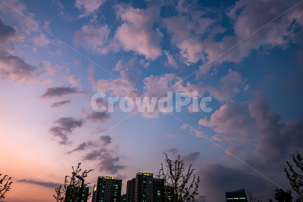 구름,하늘,적운,일몰,노을,cloud,sky,cumulus,weather,nature,outdoors