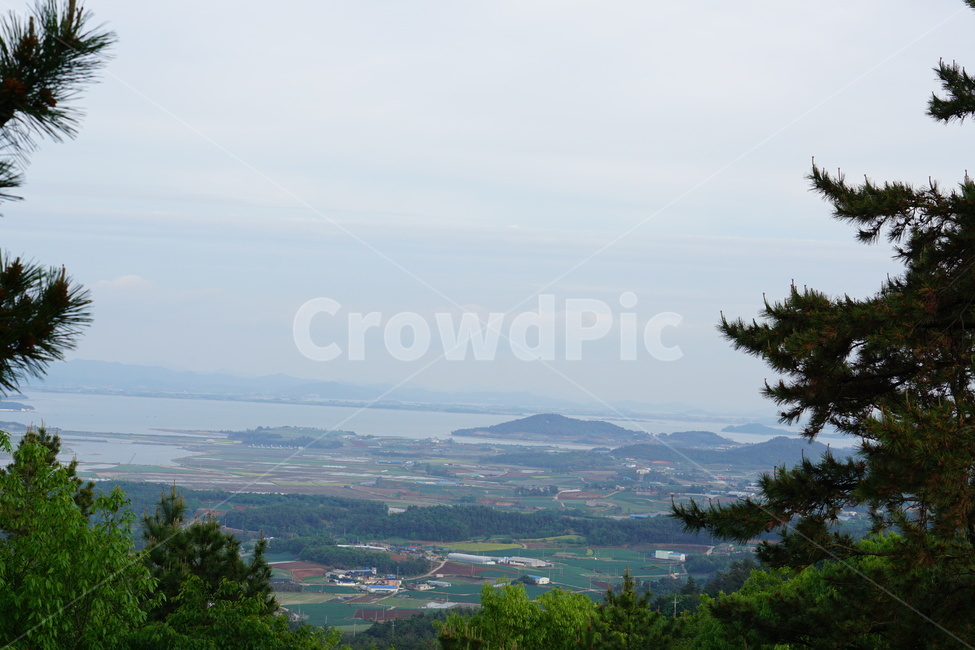 산,마을,풍경,나무,하늘,자연,자연,풍경,nature,landscape,scenery,outdoors,옥외,경치
