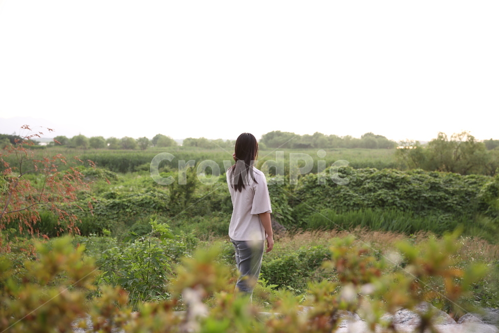 뒷모습,자연,풍경,여자,경치,삼락공원,사람,인물,인간,human,person,여성,여자,woman,female,lady