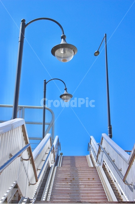 육교,하늘,가로등,여름,파랑,건축물,건물외관,exterior,building,structure,architecture,construction