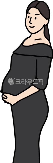 만삭, 임신, 만삭촬영, 임산부, 만삭임산부일러스트, 사진,이미지,일러스트,캘리그라피 - 초잉일러스트작가